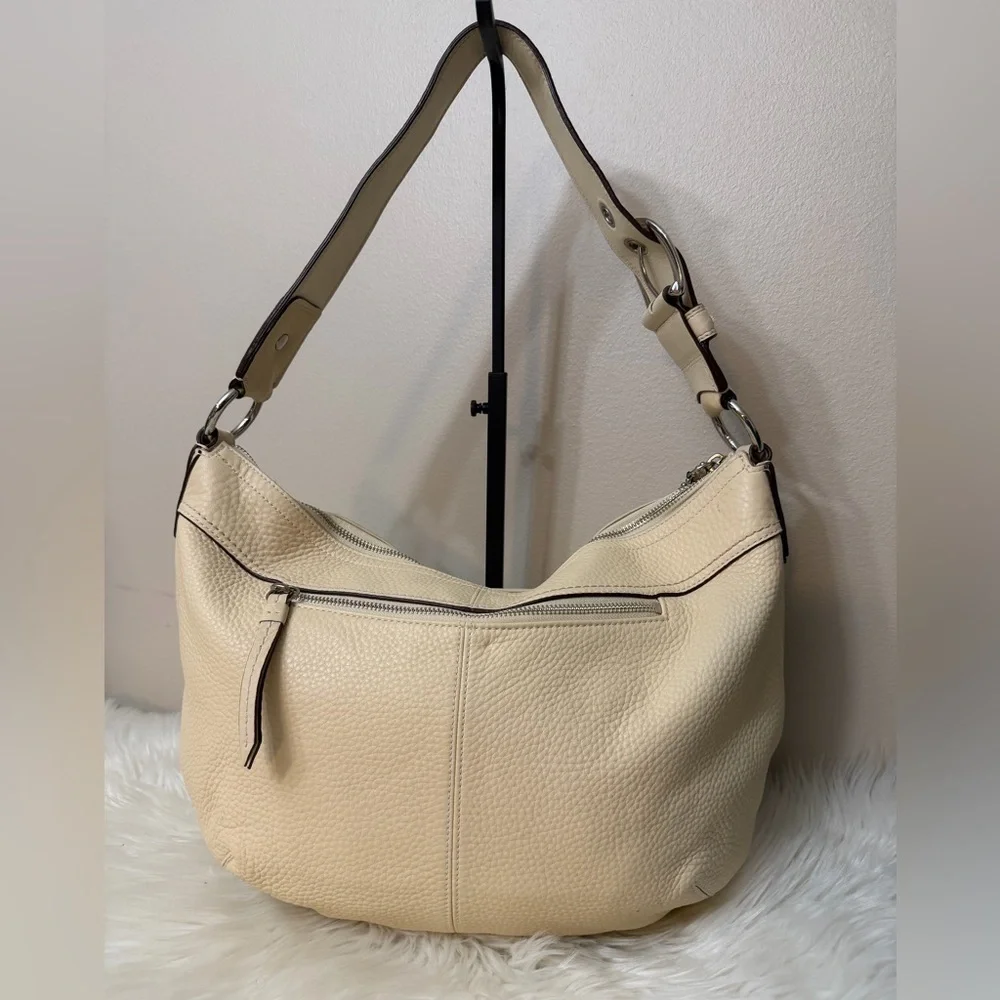 Coach Cream Leather Hobo Bag# F13731